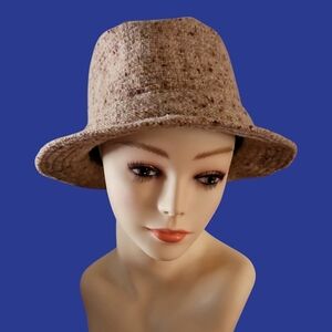 VTG DAVID HANNA & SONS LTD Genuine Donegal Tweed Wool Irish Grandpa Hat